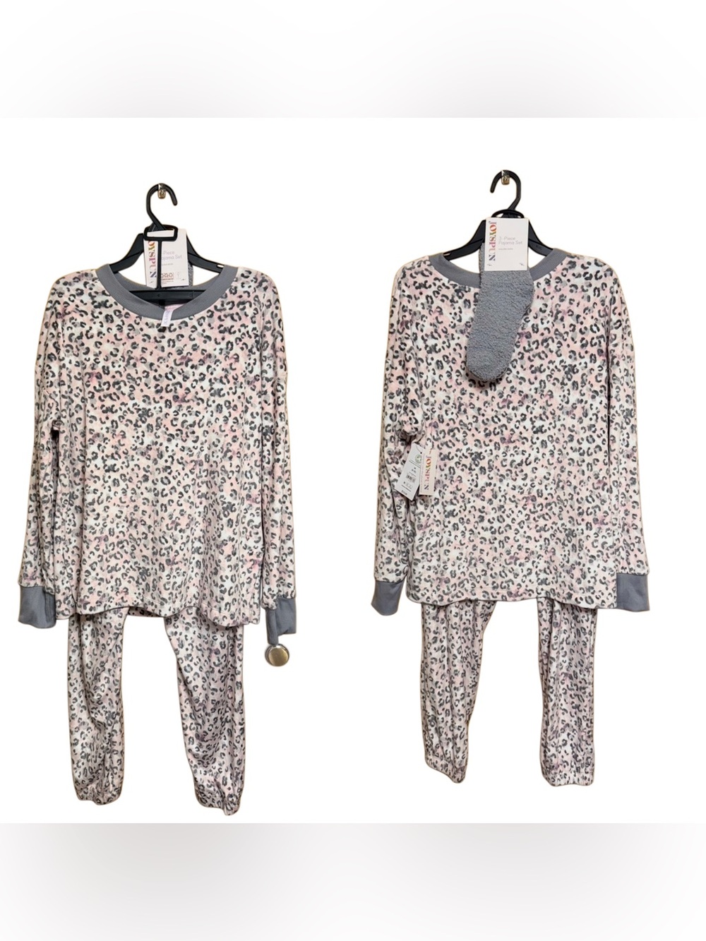 Joyspun 3-Piece Cozy Pajama Set NWT | Medium (8–10) - Picture 3 of 6